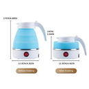 Hervidor Eléctrico Plegable - Portátil con Doble Voltaje 600ml