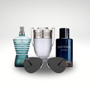 Súper Combo Perfume Masculino Premium: Sauvage, Invictus, Le Male Jean Paul + Gafas Aviador