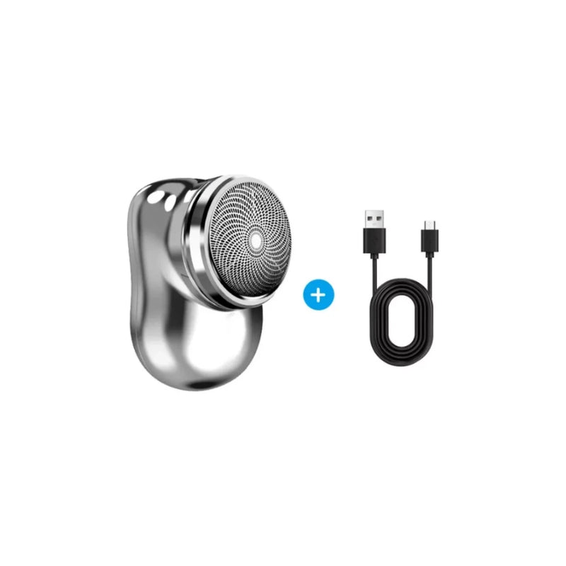 Mini Afeitadora Eléctrica USB Portátil - Ideal para Viaje