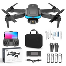 Mini Drone Plegable F185 2.4GHz: Cámara HD con ajuste manual de 90° y 2 Batería 1800mAh: Aventura Aérea Compacta
