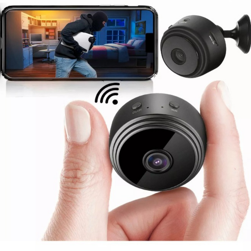 Mini Cámara de Seguridad Espía Oculta HD 1080p: Vigilancia Discreta y Conectada