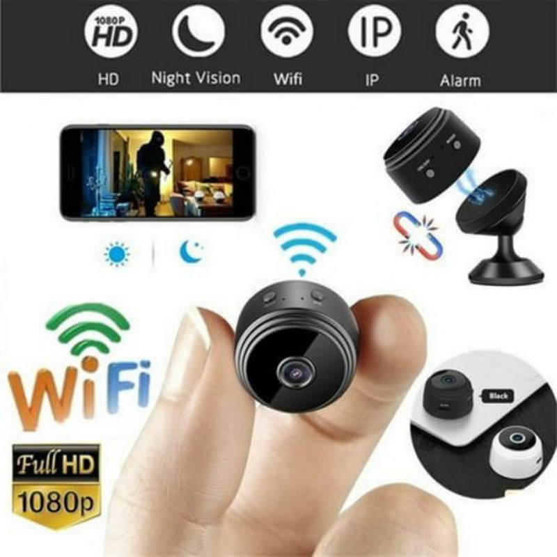 Mini Cámara de Seguridad Espía Oculta HD 1080p: Vigilancia Discreta y Conectada