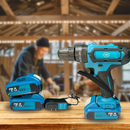 NUEVO Taladro Percutor 48V con 2 Baterías de Alto Rendimiento y Maletín + Kit Completo