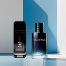 Combo Premium para Hombre: 212 VIP Black 100ml + Sauvage 100m
