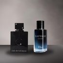 Combo de Perfumes Imponentes: Sauvage y Club de Nuit para Hombre: 200ml de Potencia