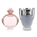 Combo de Perfumes Icónicos - Invictus para Él, Olympéa para Ella: Poder en Pareja