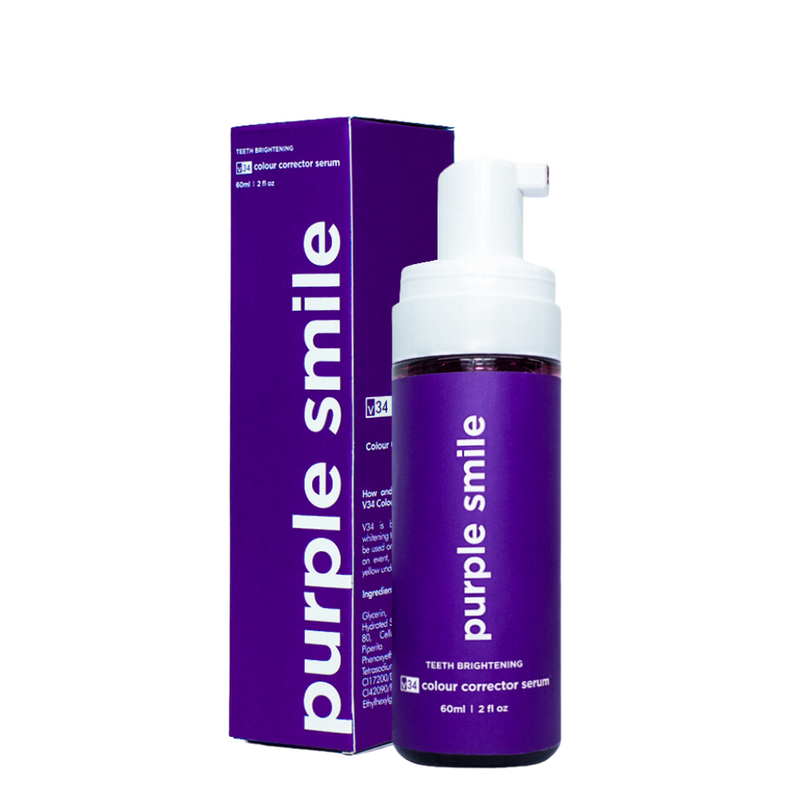 Purple Smile - Espuma Dental Blanqueadora de Acción Rápida
