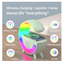 Parlante Multifuncional tipo G: Lámpara Inteligente, Sonido y Carga Inalámbrica