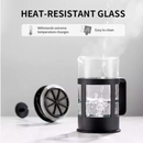 Prensa Francesa Para Café 350ml de Vidrio borosilicato: Elegancia y Sabor en Cada Taza