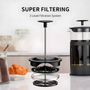 Prensa Francesa Para Café 350ml de Vidrio borosilicato: Elegancia y Sabor en Cada Taza