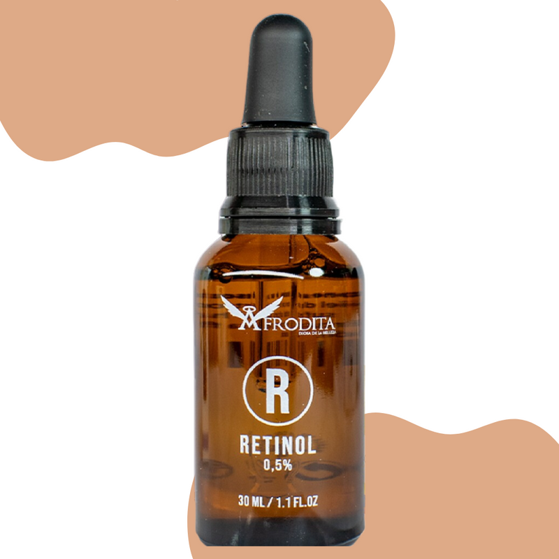 Sérum de Retinol Afrodita Concentrado 0.5% - Sérum Antienvejecimiento de Alto Rendimiento
