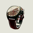 Reloj Curren 8324 de Cuero y Acero Sumergible para Hombre