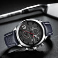 Reloj Curren 8324 de Cuero y Acero Sumergible para Hombre