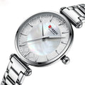 Reloj Curren 9072 Elegante de Acero Inoxidable para Mujer