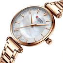 Reloj Curren 9072 Elegante de Acero Inoxidable para Mujer