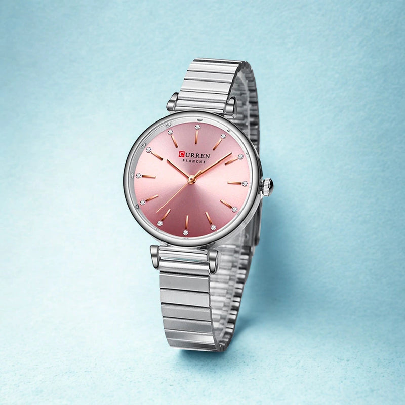 Reloj Curren 9081 para Mujer en Acero Inoxidable Elegante