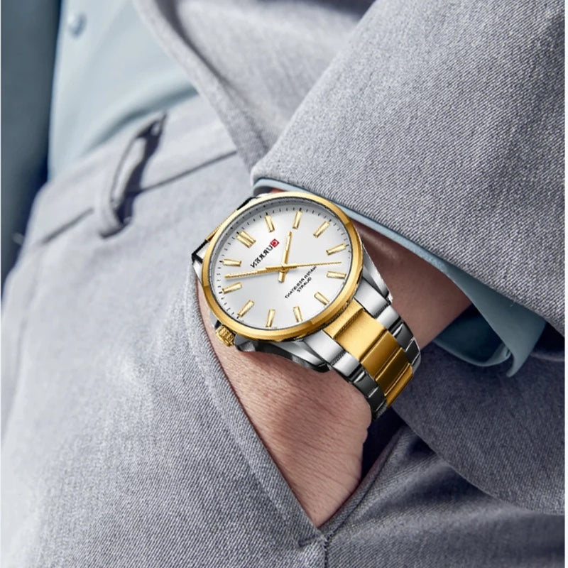 Reloj Curren 9090G Elegante y Clásico para Hombre
