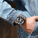 Reloj Curren 8329 Original: Cronógrafo Ejecutivo en Acero y Cuero