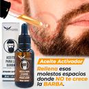 Sérums Activador para Crecimiento de Barba - Rellena y Nutre con Argán y  Vitamina E