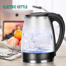 Hervidor Eléctrico de Agua y Cafetera 2L 2000W Libre de BPA con Vidrio de Borosilicato