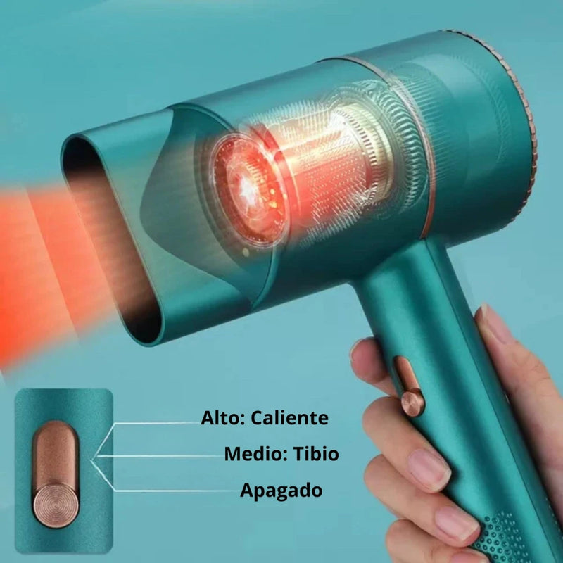 Secador de Pelo Portátil Plegable con Diseño Compacto y Elegante