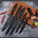 Set de 6 Cuchillos Antiadherentes: Eficiencia Culinaria