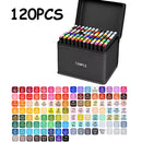 Set de Marcadores Doble Punta a Base de Alcohol