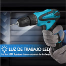 Taladro Inalámbrico Percutor Reversible 12 Voltios - Doble Bateria