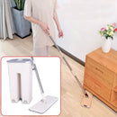 Trapero Mopa Plano con Cubo Escurridor y Microfibra Lavable