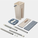 Trapero Mopa Plano con Cubo Escurridor y Microfibra Lavable