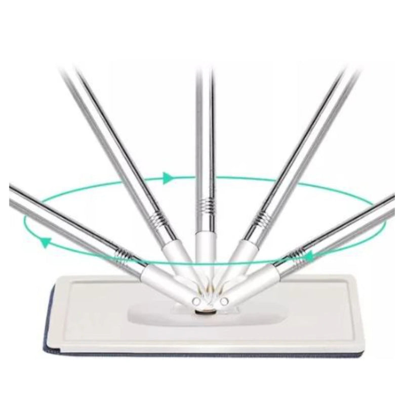 Trapero Mopa Plano con Cubo Escurridor y Microfibra Lavable