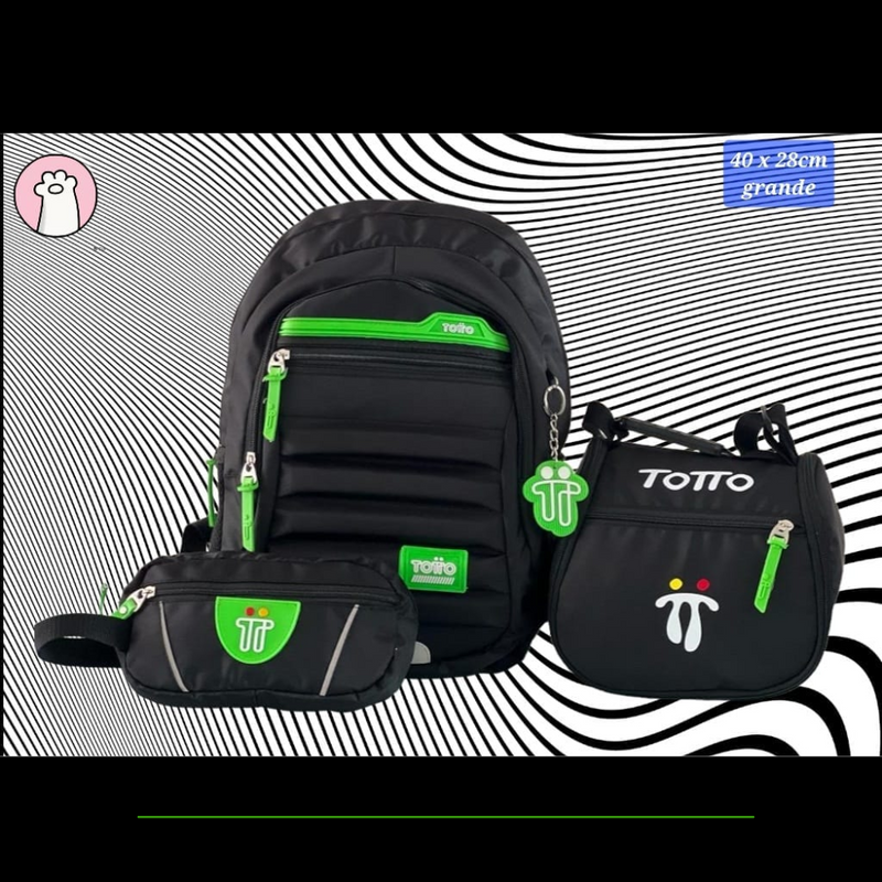 Súper Combo Morrales - Mochilas Totto Versátiles - Organización y Estilo en un Set