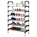 Zapatero Metálico 6 Niveles: Organizador para 18 Pares: Zapatero Modular y Resistente