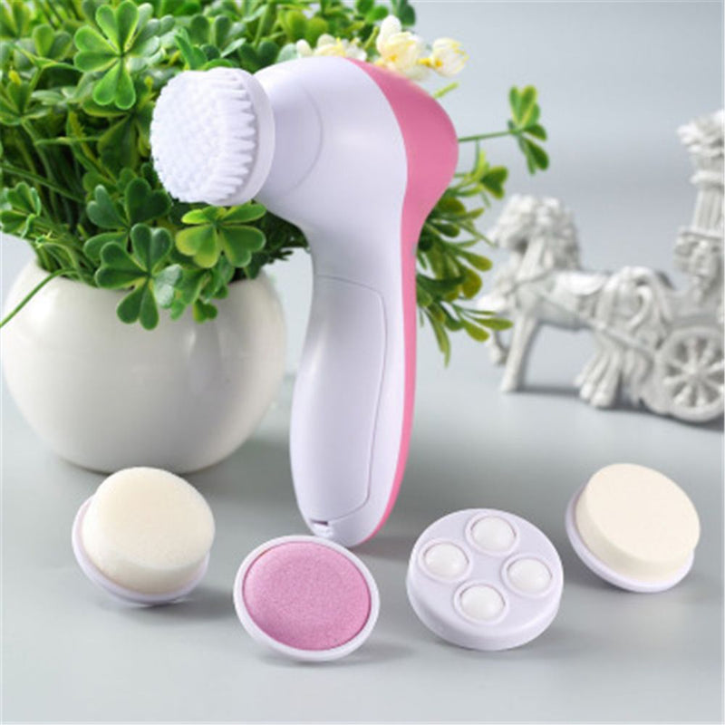Cepillo Masajeador Facial Multifuncional: 5 en 1