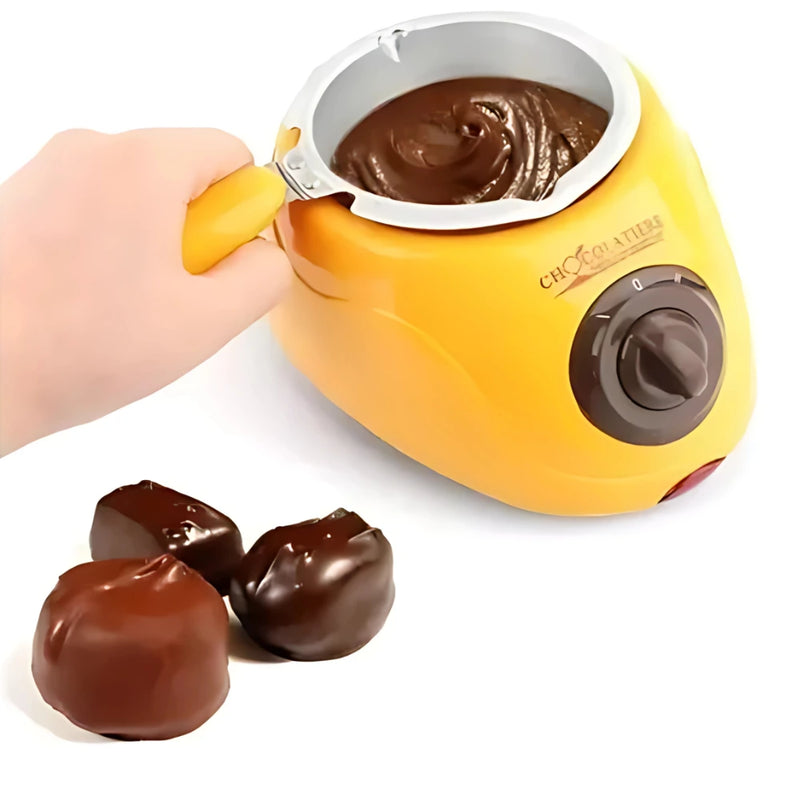 Fundidora de Chocolate Compacta con Moldes Creativos