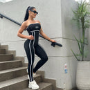 Enterizo Deportivo Strapless Modelador para Mujer – Estilo Urbano